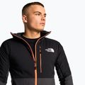 Férfi sí dzseki The North Face Dawn Turn Hybrid Ventrix Hoodie aszfalt szürke/fekete/sokkoló narancssárga 3