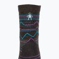 Női trekking zokni Smartwool Hike Light Cushion Mountain Range Pattern Crew chestnut 3