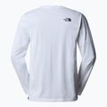 Férfi hosszú ujjú The North Face Simple Dome fehér 5