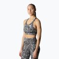 The North Face Flex Reversible aszfalt szürke absztrakt fitnesz melltartó 2