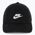 Baseballsapka Nike Club Unstructured Futura Wash black/white 2