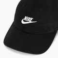Baseballsapka Nike Club Unstructured Futura Wash black/white 3