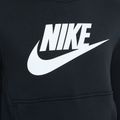 Gyermek Nike Club Fleece kapucnis pulóver fekete/fehér 3