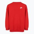 Nike Sportswear Club Fleece gyermek pulóver egyetemi piros/fehér