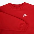 Nike Sportswear Club Fleece gyermek pulóver egyetemi piros/fehér 3