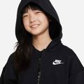 Nike Sportswear Club Fleece gyermek pulóver FD2931-010 fekete/fehér 4
