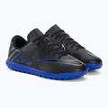 Gyermek futballcipő Nike JR Mercurial Vapor 15 Club TF fekete/króm/hyper real 4