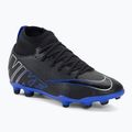 Gyermek futballcipő Nike JR Mercurial Superfly 9 Club FG/MG fekete/króm/hyper real