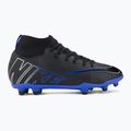 Gyermek futballcipő Nike JR Mercurial Superfly 9 Club FG/MG fekete/króm/hyper real 2