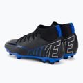 Gyermek futballcipő Nike JR Mercurial Superfly 9 Club FG/MG fekete/króm/hyper real 3