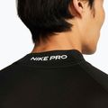 Férfi Nike Pro Dri-Fit Mock-Neck hosszú ujjú edzőruha fekete/fehér 5