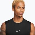 Férfi Nike Pro Dri-Fit testhezálló ujjatlan fitness póló black/white 4