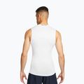 Férfi fitnesz trikó Nike Pro Dri-Fit Tight ujjatlan white/black 3