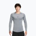 Férfi hosszú ujjú edzőfelső Nike Pro Dri-Fit Tight Fitness smoke grey/black