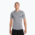 Férfi edzőpóló Nike Pro Dri-Fit Tight Fitness smoke grey/black