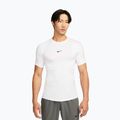 Férfi edzőpóló Nike Pro Dri-Fit Tight fitness white/black