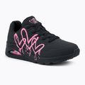 Női cipő SKECHERS Uno Dripping In Love black/pink