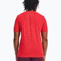 Férfi Under Armour Seamless Grid béta/sötét bordó edzőpóló 2