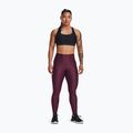 Női túraleggings Under Armour HG Armour HiRise dark maroon/black 2