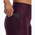 Női túraleggings Under Armour HG Armour HiRise dark maroon/black 4