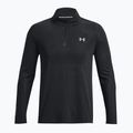 Férfi Under Armour Seamless Stride 1/4 Zip fekete/fényvisszaverő futó hosszú ujjú 4