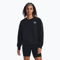 Under Armour női pulóver Icon Fleece Crew fekete/fehér