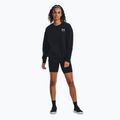 Under Armour női pulóver Icon Fleece Crew fekete/fehér 2
