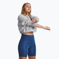 Under Armour női pulóver Icon Fleece Crew mod szürke light heather/fehér 7