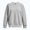 Under Armour női pulóver Icon Fleece Crew mod szürke light heather/fehér 9
