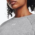 Női pulóver Under Armour Rival Fleece Crew mod gray light heather/white 4