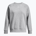 Női pulóver Under Armour Rival Fleece Crew mod gray light heather/white 5