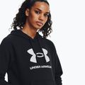 női pulóver Under Armour Rival Fleece Big Logo Hoody black/white 4