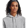 női pulóver Under Armour Rival Fleece Hoodie mod gray light heather/white 4