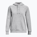 női pulóver Under Armour Rival Fleece Hoodie mod gray light heather/white 5