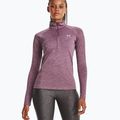 Under Armour Tech 1/2 Zip női pulóver - Twist ködös lila/friss orchidea/metál ezüst