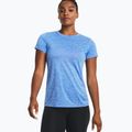 Under Armour Tech SSC női edzőpóló víz/fehér/metál ezüst