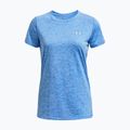 Under Armour Tech SSC női edzőpóló víz/fehér/metál ezüst 5