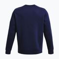 Férfi pulóver Under Armour Essential Fleece Crew midnight navy/white 2