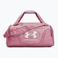 Under Armour Undeniable 5.0 Duffle M 58 l rózsaszín elixír/fehér táska
