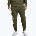 Under Armour Rival Fleece Graphic Joggers férfi edzőnadrág marine zöld/fehér színből