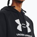 Férfi Under Armour Rival Fleece Logo HD kapucnis pulóver fekete/fehér 3