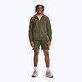 Férfi kapucnis cipzáras pulóver Under Armour Rival Fleece FZ Hoodie navy DD green/white 2