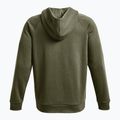 Férfi kapucnis cipzáras pulóver Under Armour Rival Fleece FZ Hoodie navy DD green/white 6