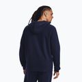 Férfi trekking pulóver Under Armour Rival Fleece FZ midnight navy/white 3