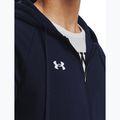 Férfi trekking pulóver Under Armour Rival Fleece FZ midnight navy/white 4