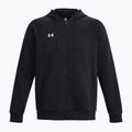 Férfi melegítőfelső Under Armour Rival Fleece FZ Hoodie black/white 6