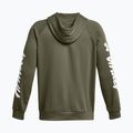 Under Armour férfi kapucnis pulóver Rival Fleece Graphic HD marine zöld/fehér színből 7