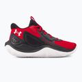 Under Armour Jet'23 piros/fekete/fehér kosárlabda cipő 2