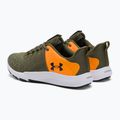 Under Armour Charged Engage 2 férfi edzőcipő marine zöld/formula narancs/fekete színben 3