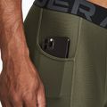 Férfi Under Armour HeatGear edzőleggings tengerészkék zöld/fehér színben 4